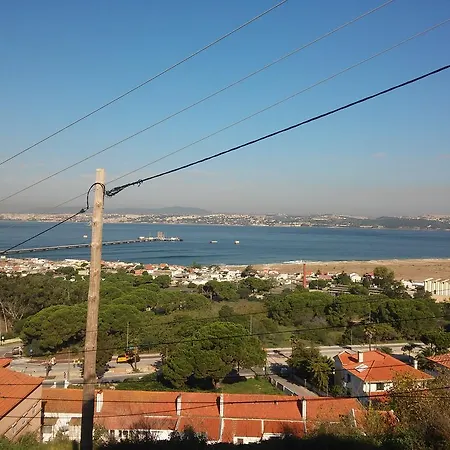 Vista Sobre O Mar E Cidade אלמאדה